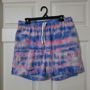 Chubbies Blue and Pink Swim Shorts